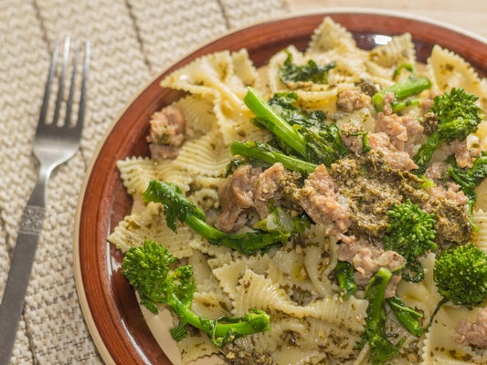 Cabernet Sauvignon + Broccoli Rabe & Sausage Pasta